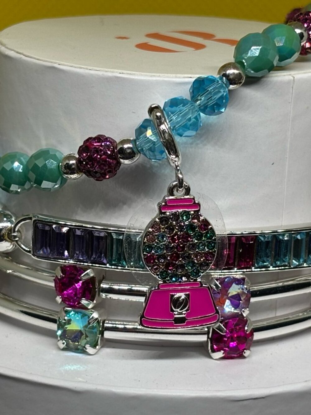 Bomb Party "I Chews YOU" 3 Bracelet Stacks Set RBP6051 MSRP $154